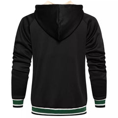 Men's Full Zip Regular Fit Fleece Hooded Sweatshirt with Pockets