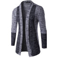 Men's Solid Color V Neck Cardigan