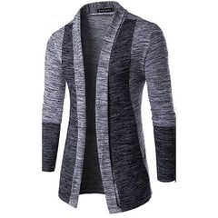 Men's Solid Color V Neck Cardigan