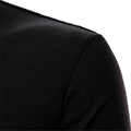 Men's Color Block Half Zipper Long Sleeve Polo T-shirt