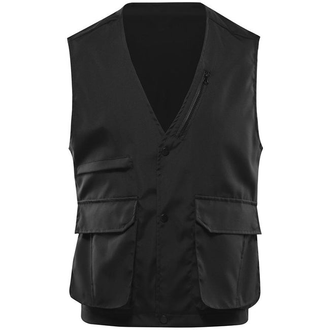 Men's Sleeveless Fitness Street Sports Round Neck Style Summer Vest