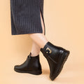 š„Last Day Promotion 50% OFF - Women's Metal Buckle Genuine Leather Wool Orthopedic Boots