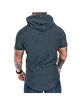 Zachary Short Sleeve Pullover Hoodies