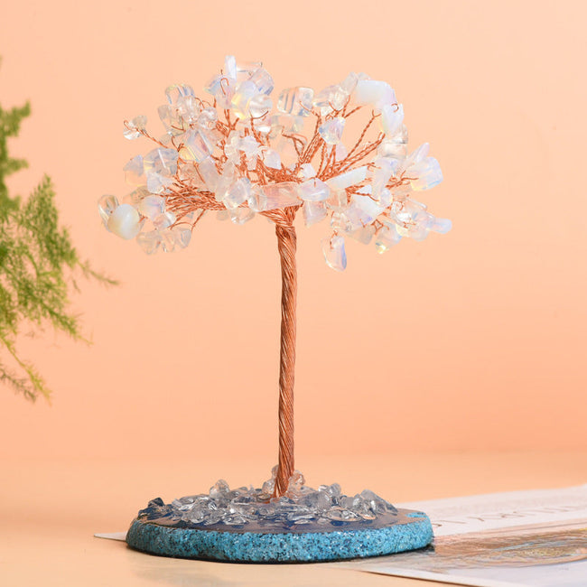 Natural Agate Crystal  Fortune Tree