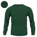 Men's Waffle Solid Color Pullover Long Sleeve Sweatshirt