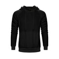Men's Solid Color Raglan Sleeves Fleece Hoodies Sweatshirts