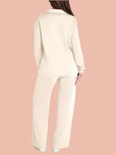 Women's Casual Polo Top and Wide Leg Pants Matching Sets (Buy 2 Free Shipping)