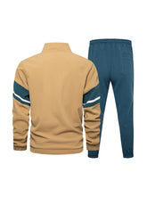 Jackson Stand Collar Sweatshirt With Elastic Waist Sweatpants