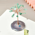 Natural Agate Slice Fortune Tree