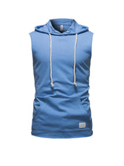 Terry Casual Hoodie Vest
