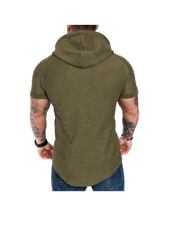 Zachary Short Sleeve Pullover Hoodies
