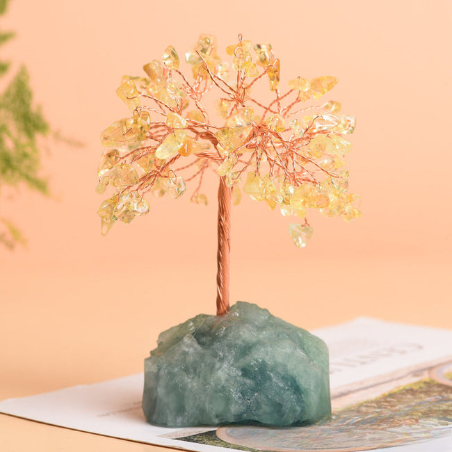 Natural Fluorite Fortune Tree