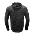 Men's Patchwork Slub Yarn Hooded Long-sleeve T-shirt