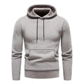 Men's Chenille Basic Casual Pullover Hooded Sweater