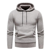 Men's Chenille Basic Casual Pullover Hooded Sweater