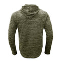 Men's Patchwork Slub Yarn Hooded Long-sleeve T-shirt