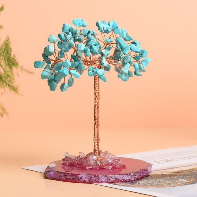 Natural Agate Crystal  Fortune Tree