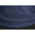Men's Pullover Jacquard Check Pattern Hooded Sweater Basic Vintage Style