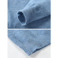 Men's Knitted Solid Color Lapel Sweater