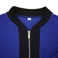 Men's Half Zip Texture Stretch Baseball Collar Long Sleeve Tracksuit