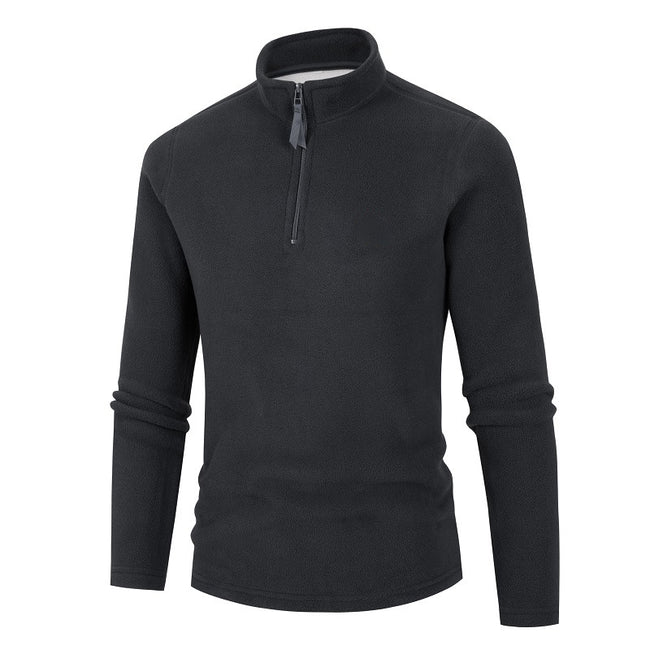 Men's Half Zip Turtleneck Fleece Sweatshirt