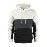Men's Hoodie Pullover Patchwork Drawstring Sweatshirt Sports & Outdoor Casual Daily Sportswear