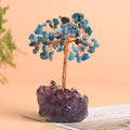 Natural Amethyst Cluster Base Fortune Tree Decoration