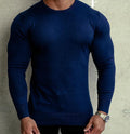 Men's Knit Solid Color Crew Neck Basic Casual Pullover Sweater