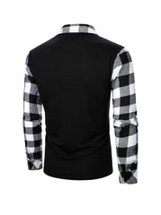 Frank Patchwork Long Sleeve Shirt