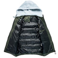 Men's Stand Collar Detachable Hood Zip-up Padded Gilet