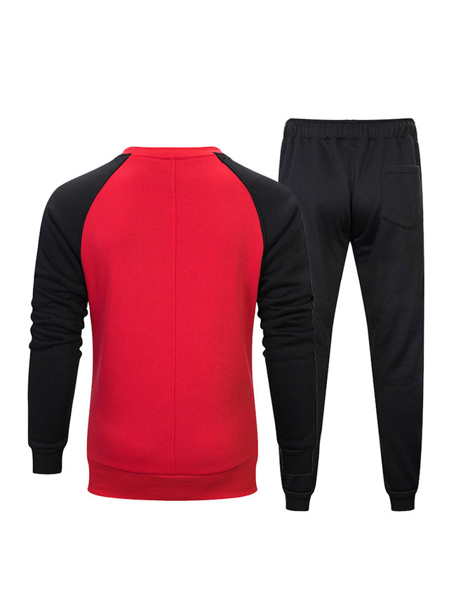 Terry Round Neck Sweater With Elastic Waist Sweatpants