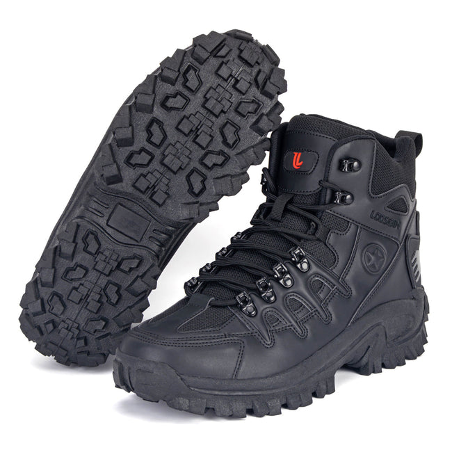 Men's Outdoor Waterproof Non-Slip Hiking Boots Orthopedic Support Work Boots