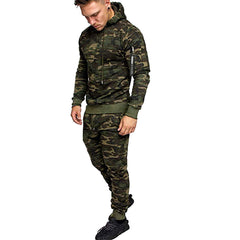 Alban Zipper Detail Drawstring Hoodie & Sweatpants