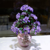 Amethyst natural porcelain basin crafts