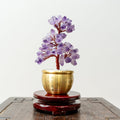Crystal Flower Ornament with Four Unique Base Styles - Multiple Color Options
