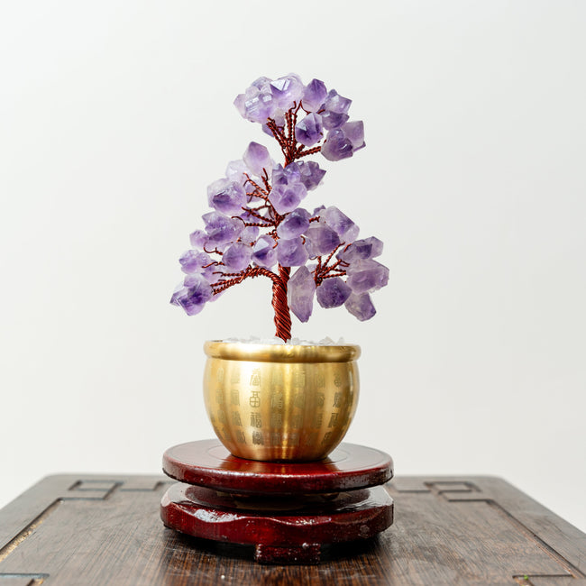 Crystal Flower Ornament with Four Unique Base Styles - Multiple Color Options