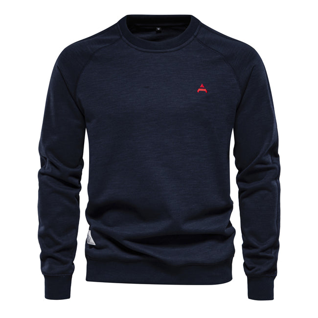 Men's Casual Graphic Design Crew Neck Sweatshirt