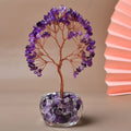Diamond Bowl Natural Crystal Fortune Tree Ornaments