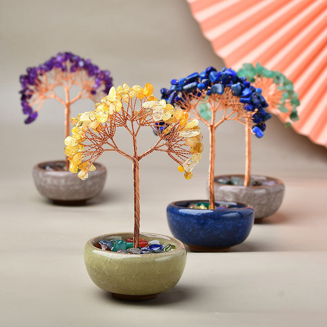Natural Cornucopia Fortune Tree Tea Bowl Ornaments