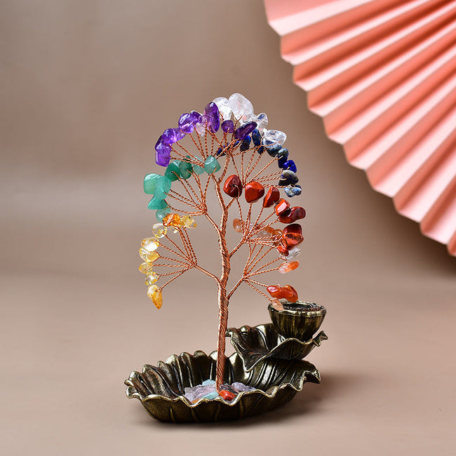 Natural Amethyst Stone Fortune Tree