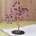 Natural Agate Base Copper Wire Fortune Tree Ornaments