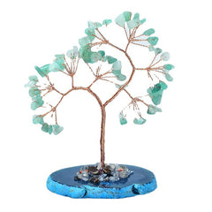 Natural Green Aventurine Crystal Fortune Tree