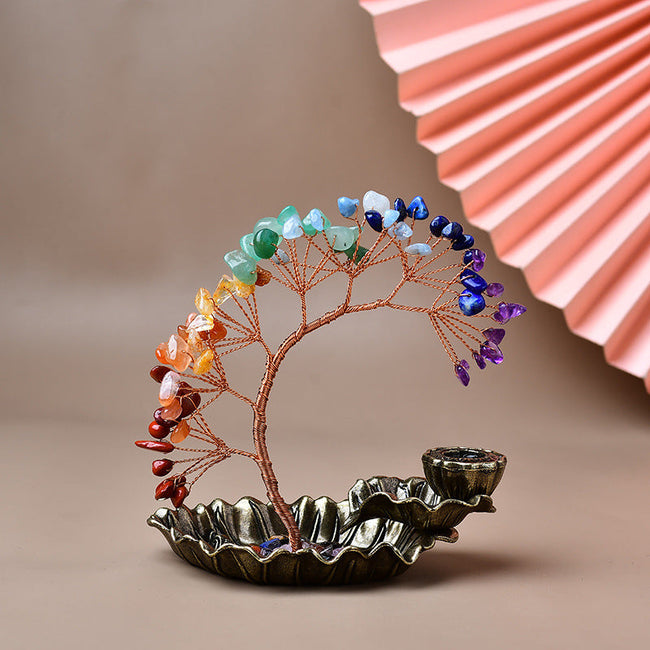 Natural Amethyst Stone Fortune Tree