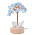 Natural White Crystal Tooth Crystal Fortune Tree