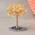Crystal Fortune Tree Natural Agate Piece Base Ornament