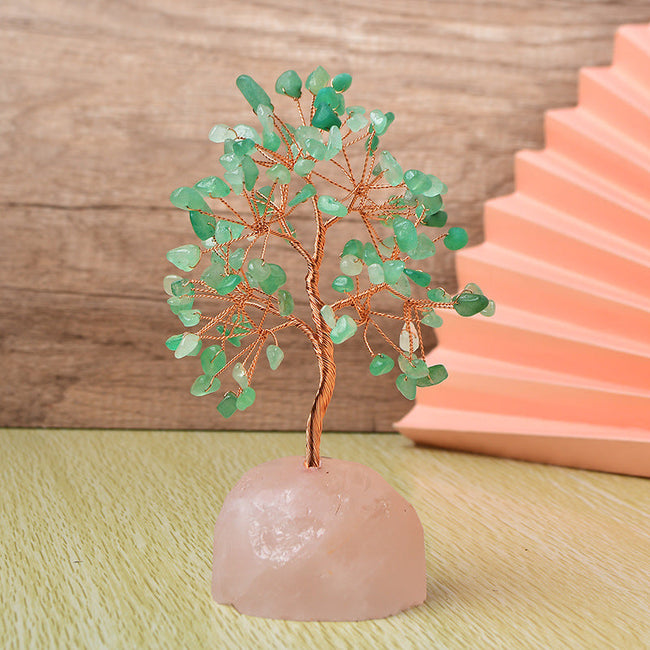 Natural Crystal Fortune Tree Ornaments