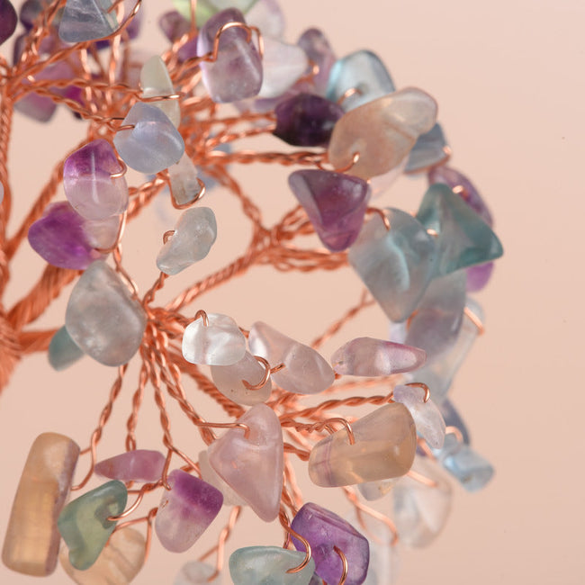 Natural White Crystal Tooth Crystal Fortune Tree