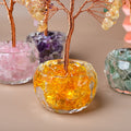 Diamond Bowl Natural Crystal Fortune Tree Ornaments