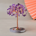 Crystal Fortune Tree Natural Agate Piece Base Ornament