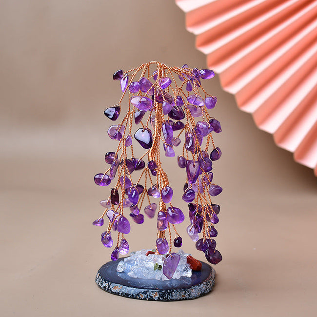 Natural Crystal Christmas Tree Ornaments